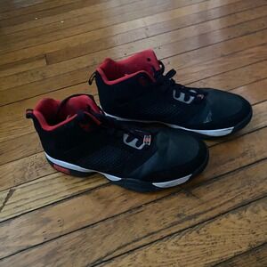 FUBU Mens High Top Basketball Sneakers Black Red WM36121868 Size 8